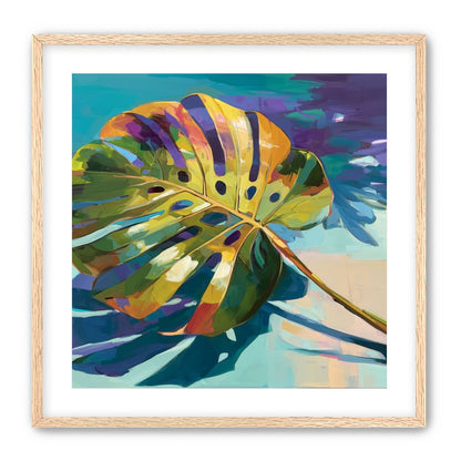 Palm Leaves in Layered Paint