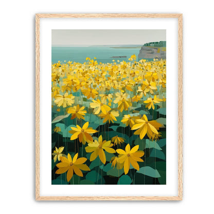 Flowers Along the Water