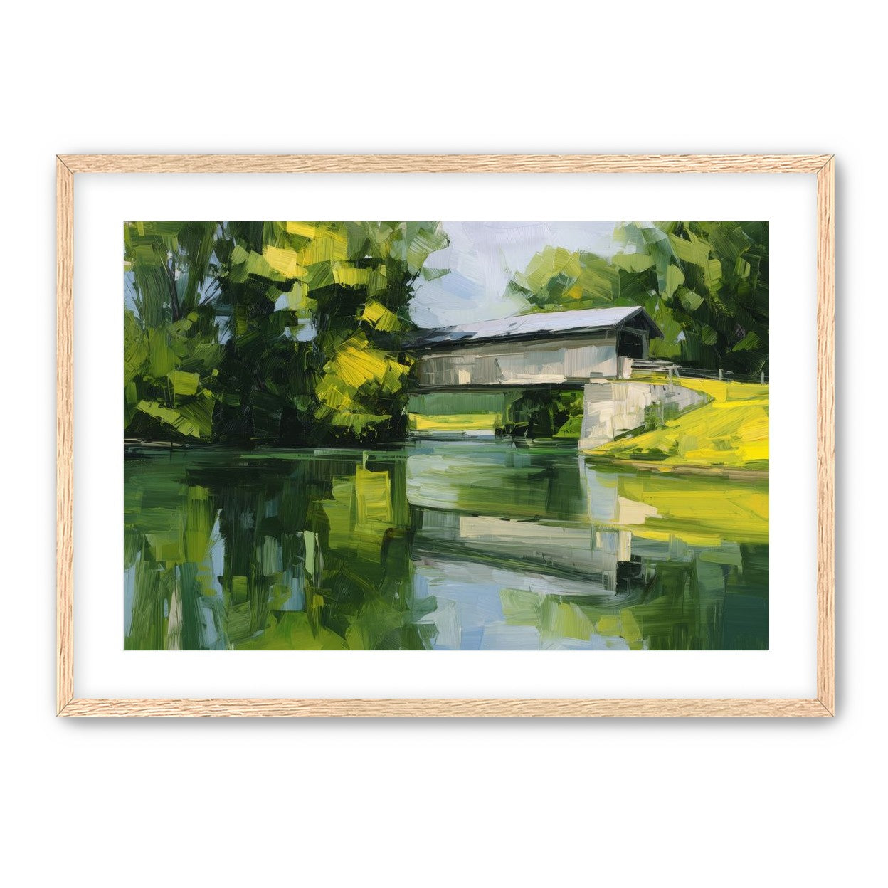 Covered Bridge in Summer