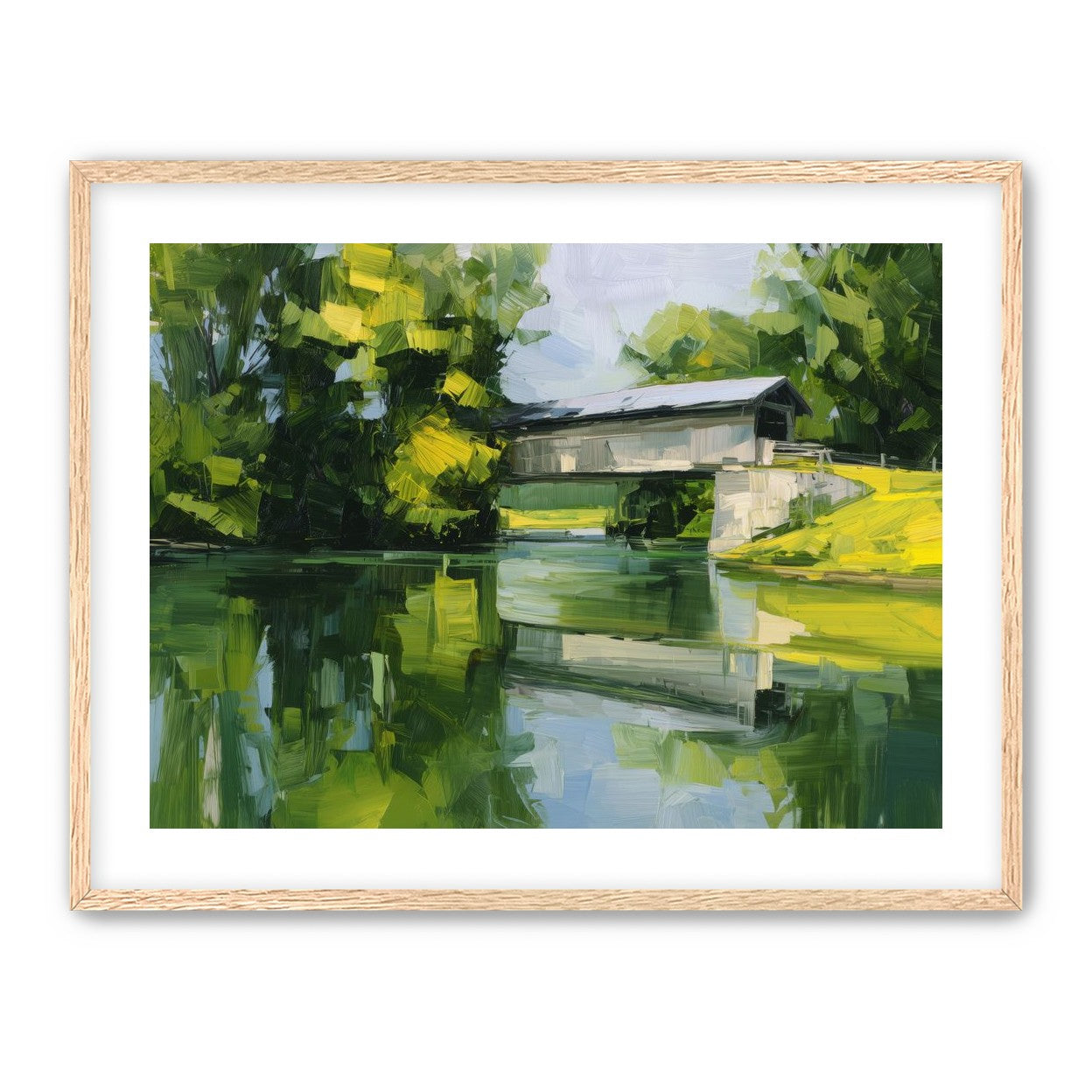 Covered Bridge in Summer