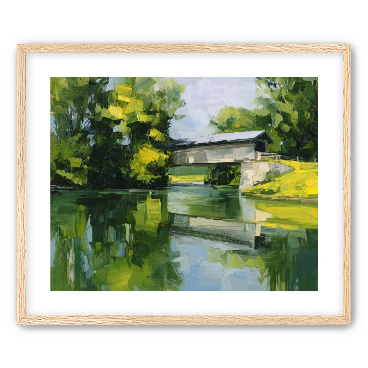 Covered Bridge in Summer