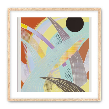 Black circle over crossing arcs