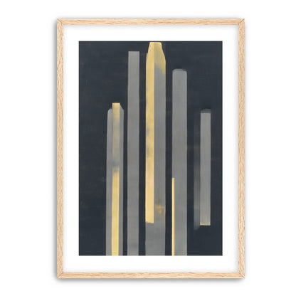 Yellow seeping through gray bars