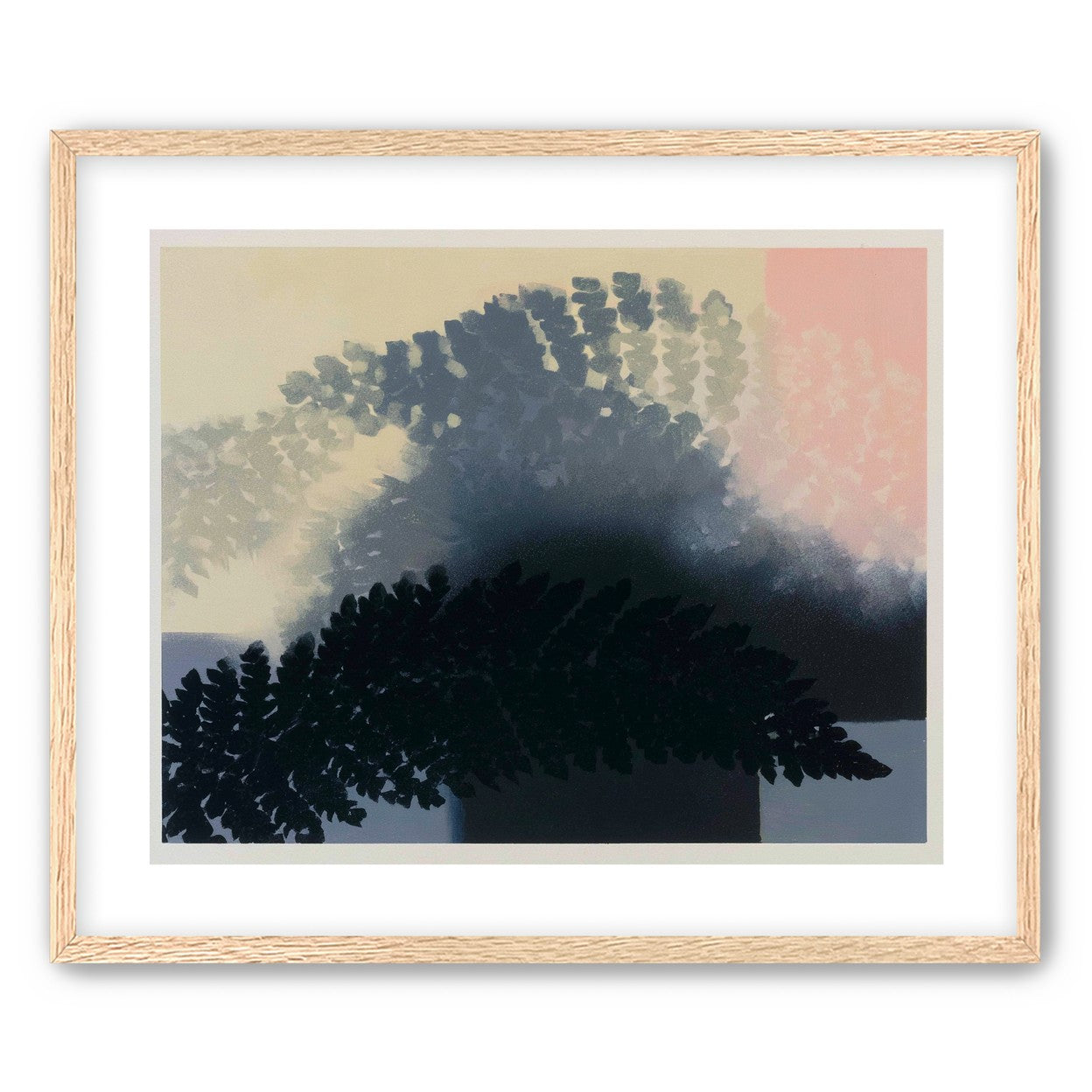 Tree shadow across the sky