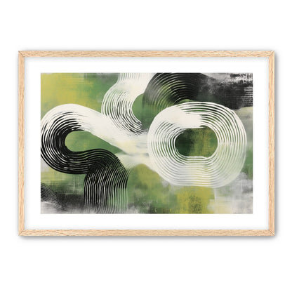 White arcs across green field