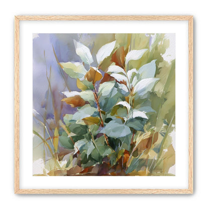 Layered Leaves in Soft Light