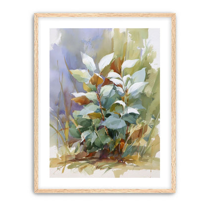 Layered Leaves in Soft Light