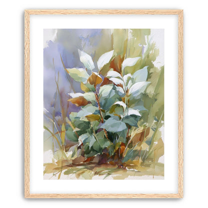 Layered Leaves in Soft Light