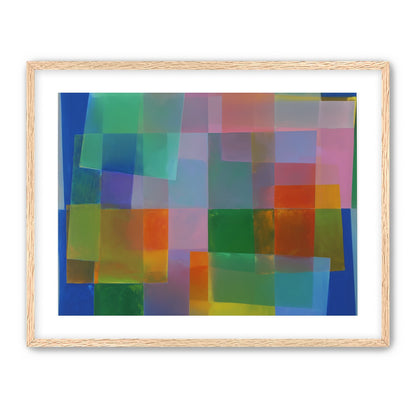 Blue depth under warm veils