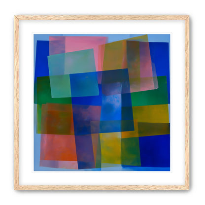 Blue pooling through pink veils