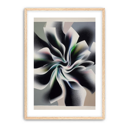 Spiral fold within pale blocks