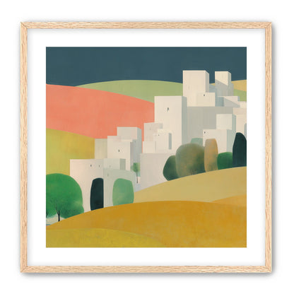 White towers in coral hills