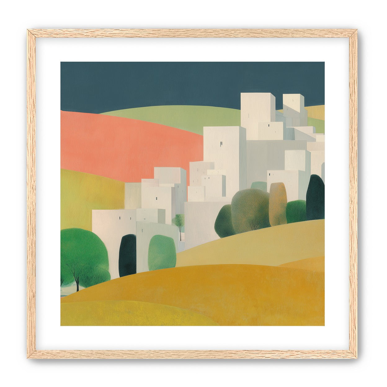 White towers in coral hills