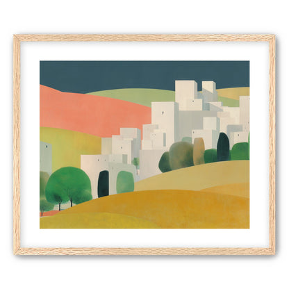 White towers in coral hills