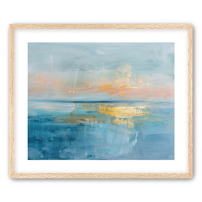 Gold light on quiet water