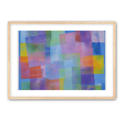 Blue field under shifting pastels