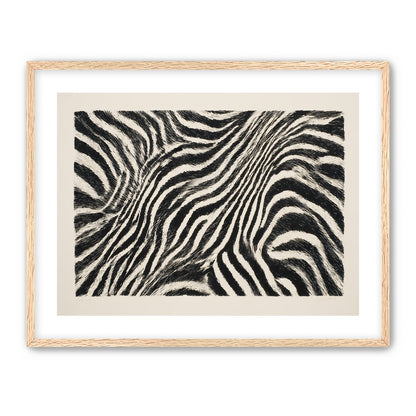 Zebra stripes across the frame