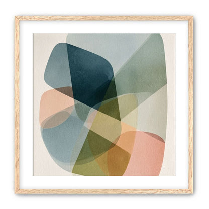 Layered translucent blocks