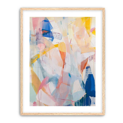 Translucent layers on canvas