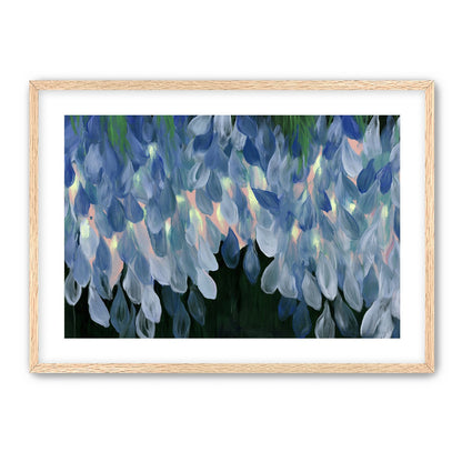 Wisteria over still water