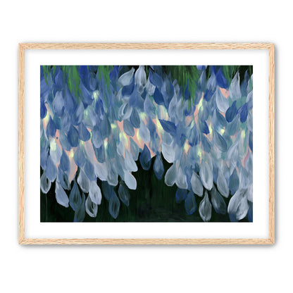 Wisteria over still water