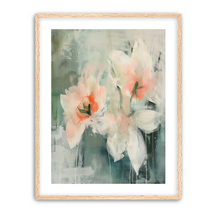 Pale blooms in quiet paint