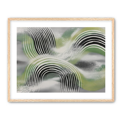 Stripes within the green haze