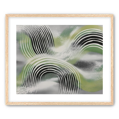 Stripes within the green haze