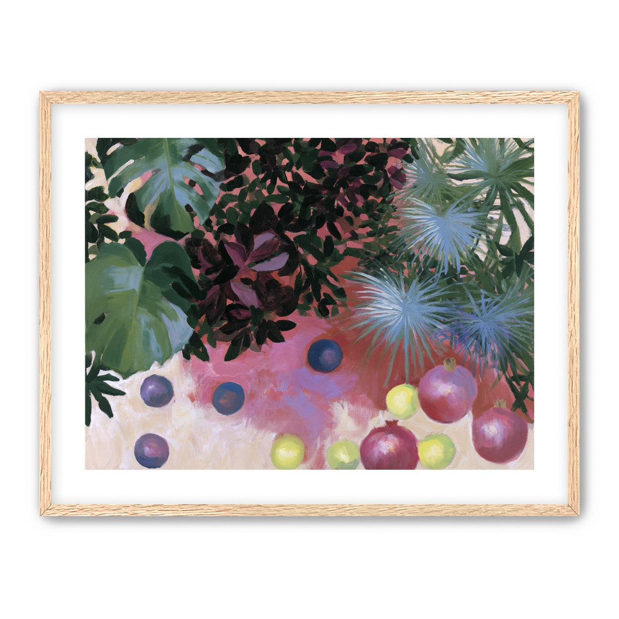 Fruit under heavy leaves