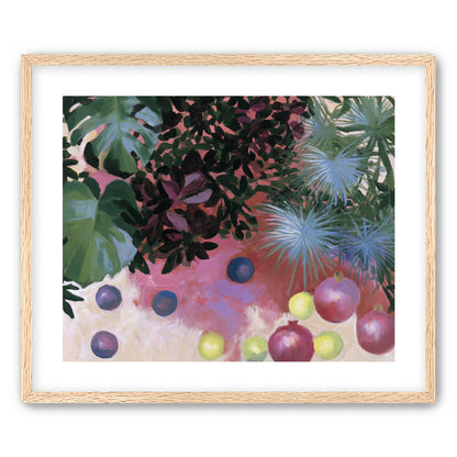 Fruit under heavy leaves