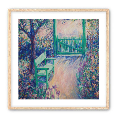 Green chair within the porch