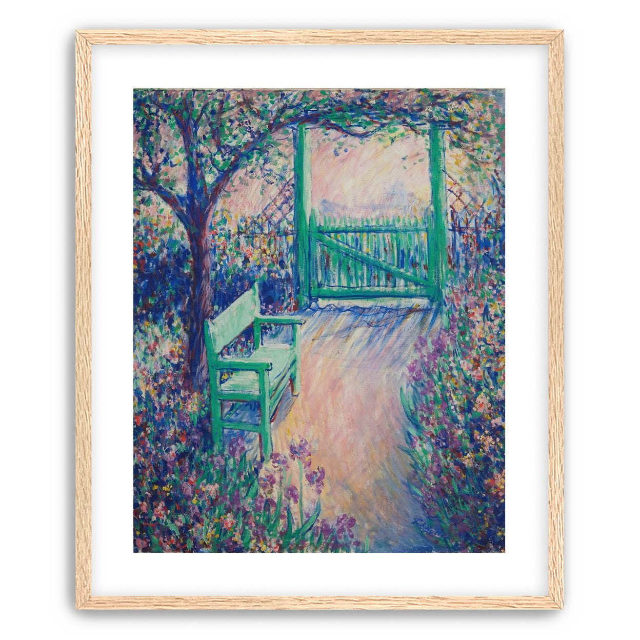 Green chair within the porch