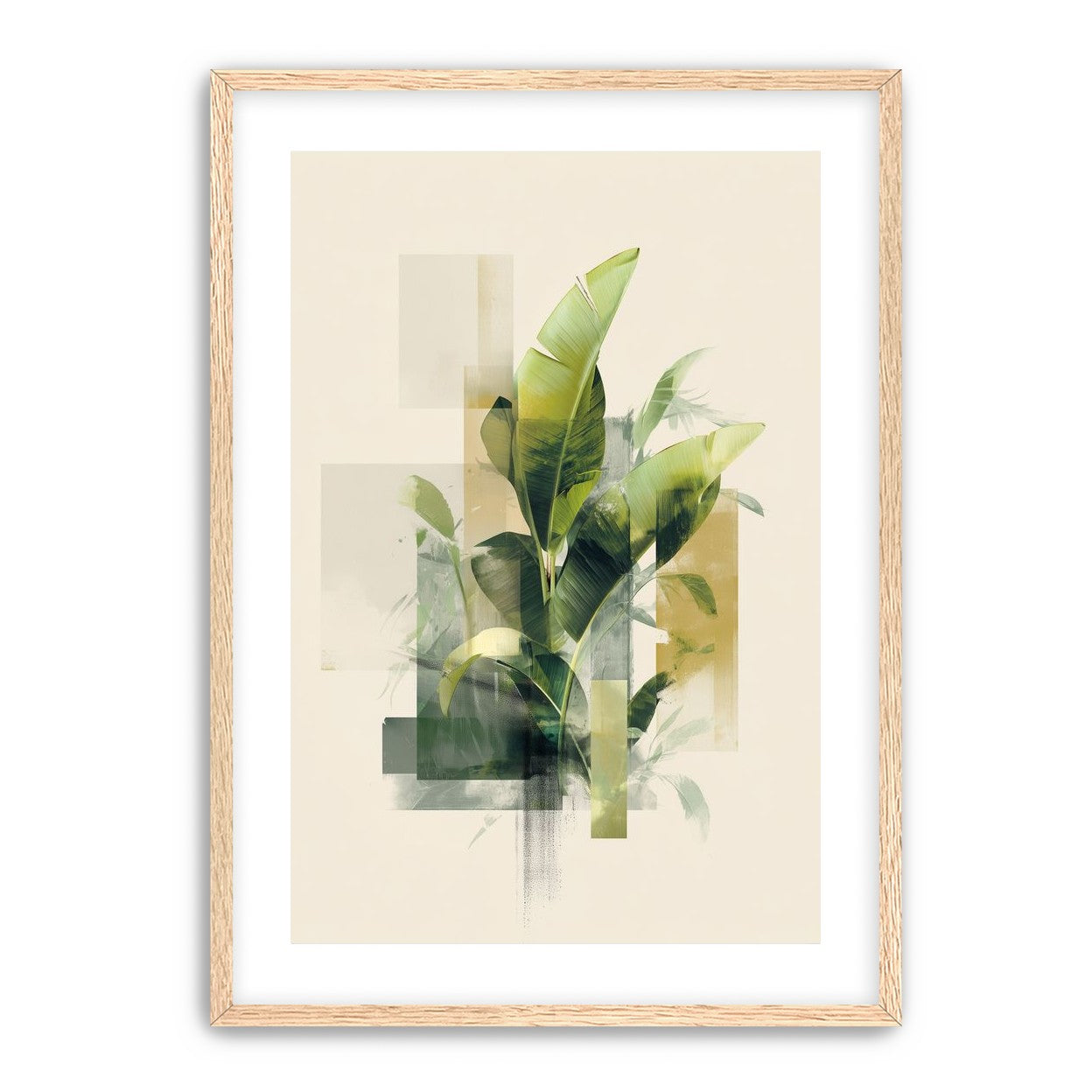 Leaves through quiet panels
