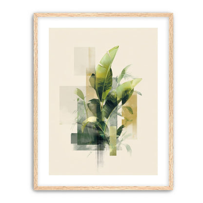Leaves through quiet panels