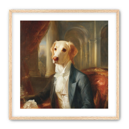 A dog in formal wear