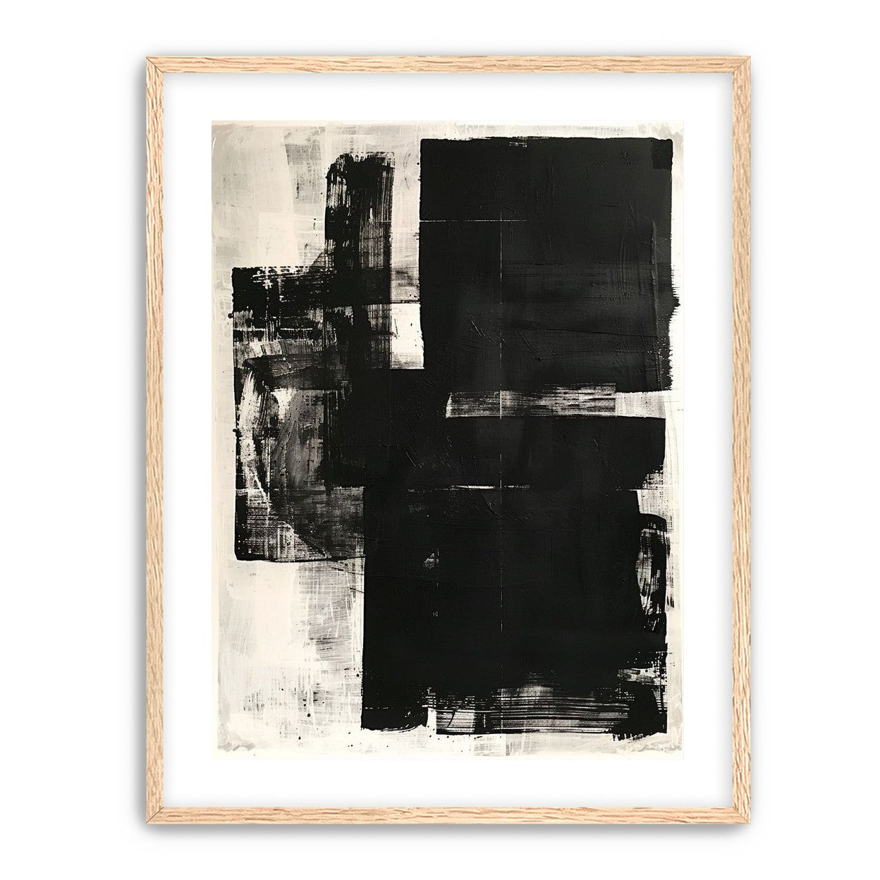Black weight on pale ground