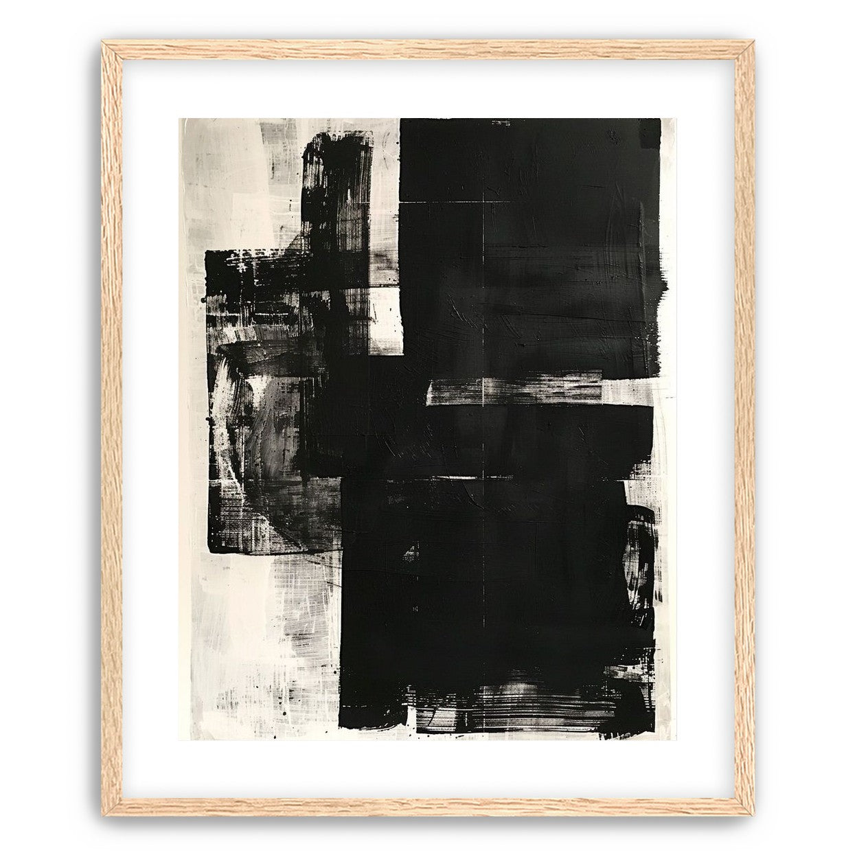 Black weight on pale ground