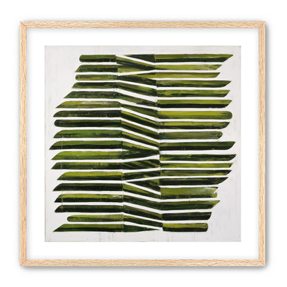 Olive bands with a crease