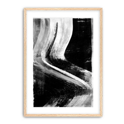 White sweep through black