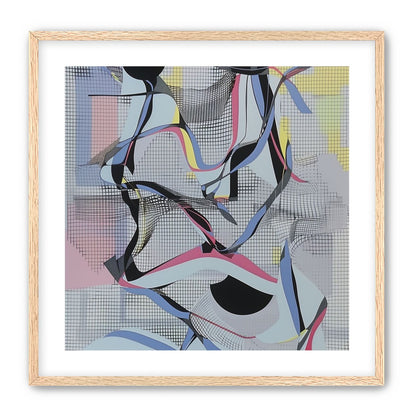 Ribbons snagged in the grid