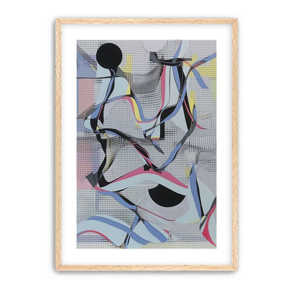 Ribbons snagged in the grid