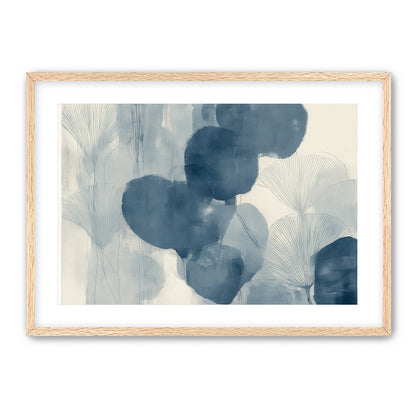 Dark leaves among pale fans