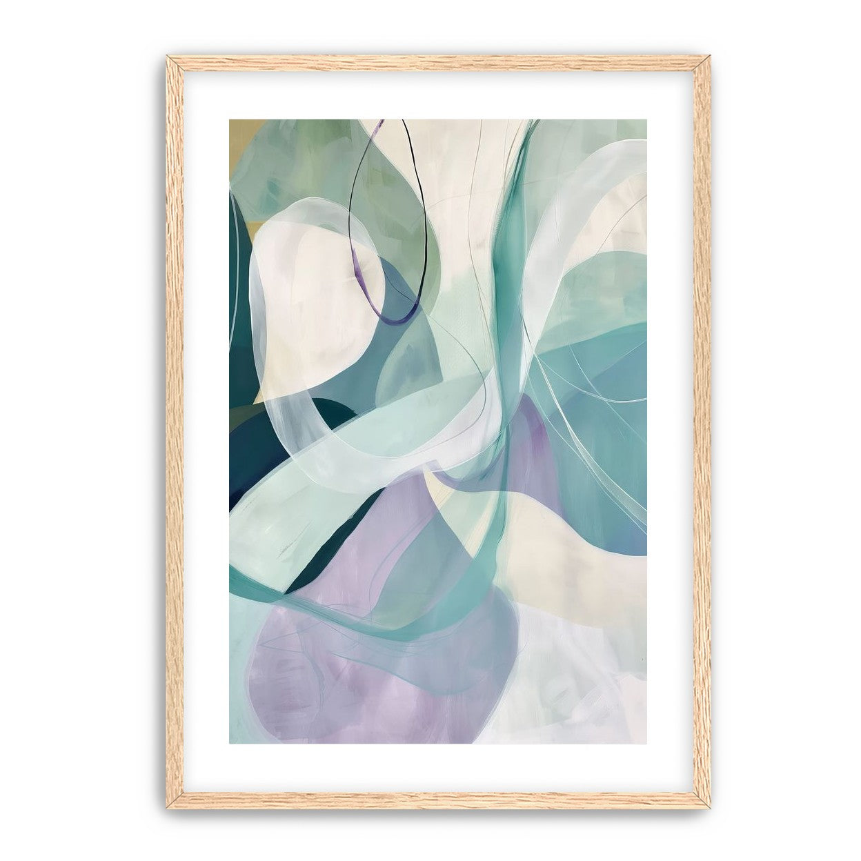 Teal and Lavender Arcs