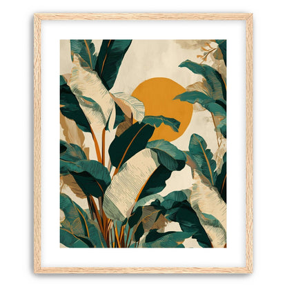 Sun Poking Through the Palms