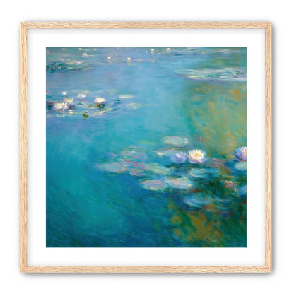 Still Water with Open Blossoms