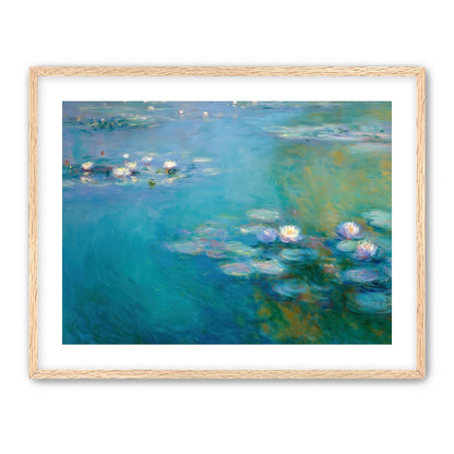 Still Water with Open Blossoms