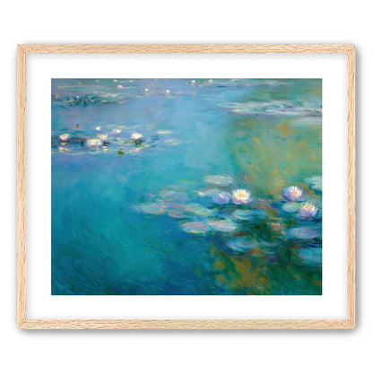 Still Water with Open Blossoms