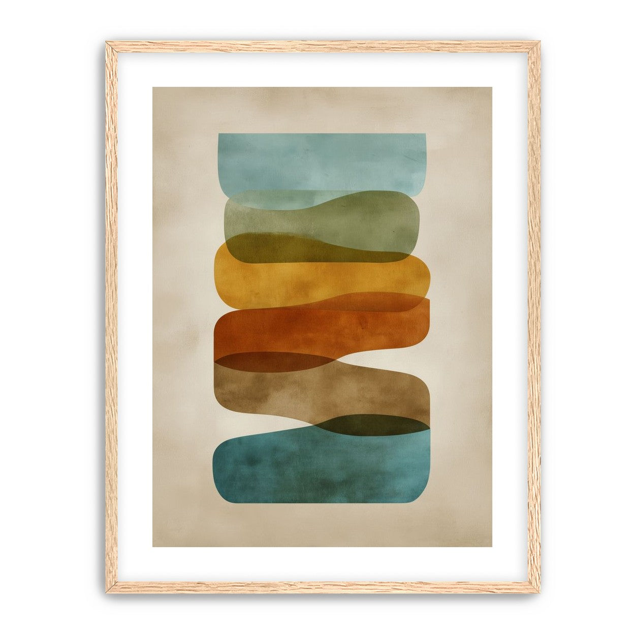 Ribbons of Muted Color