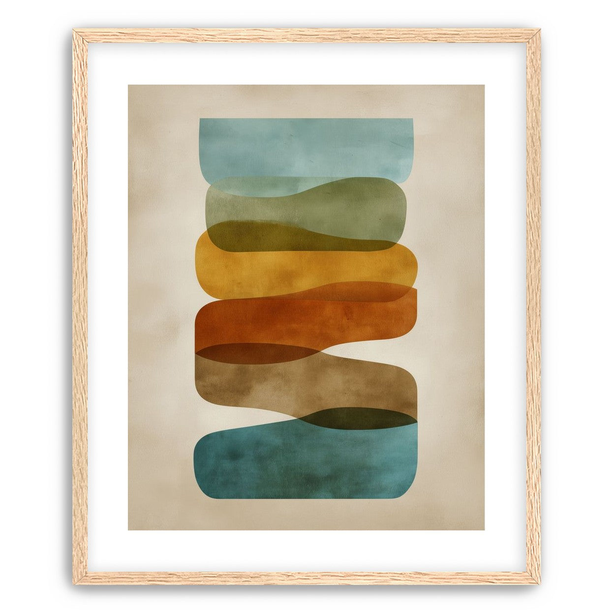 Ribbons of Muted Color