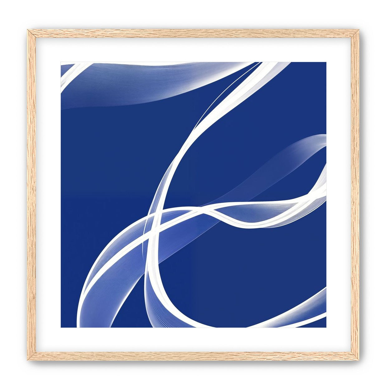 White Stroke on Blue 2